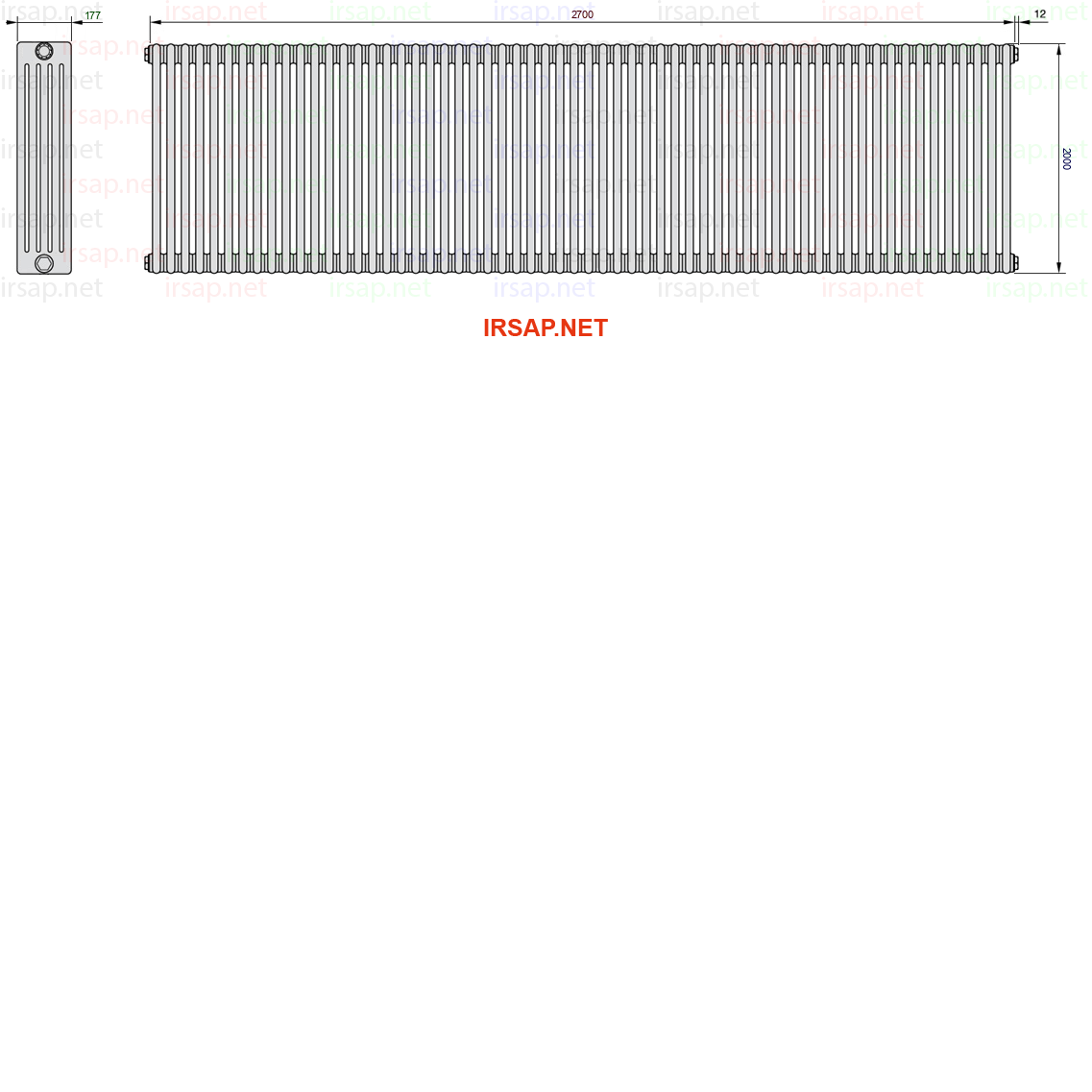 Радиатор IRSAP Tesi 52000/60 T12 CL 01